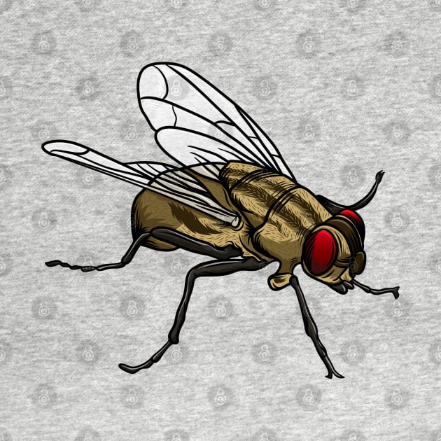 Housefly by Sticker Steve